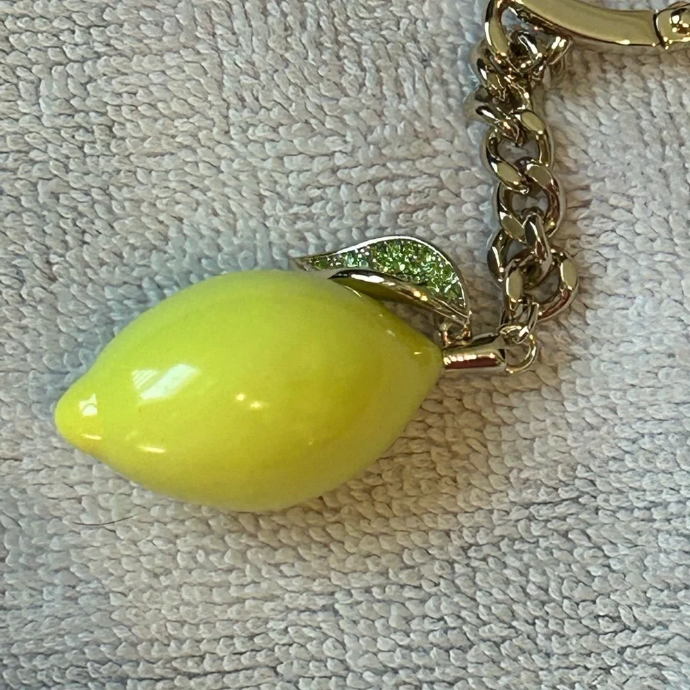 Kate spade lemon key fob